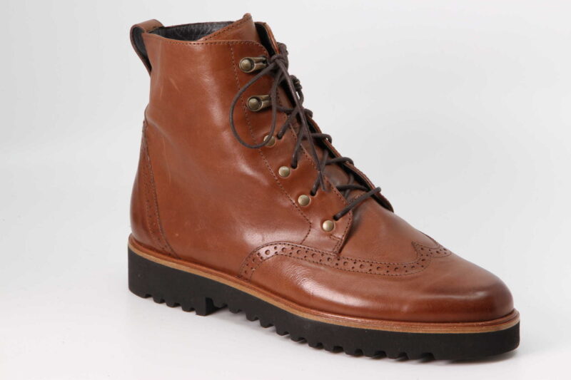 Stiefelette cognac