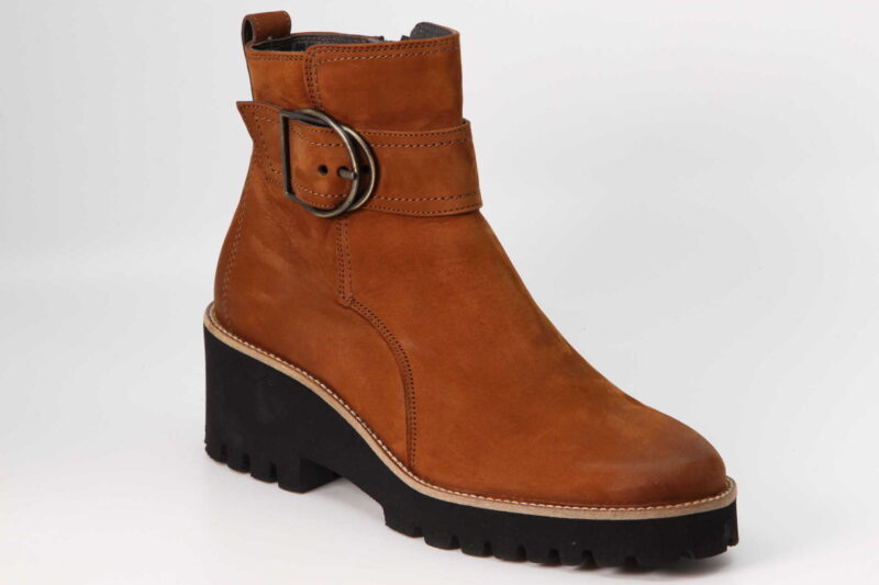 Stiefelette cognac