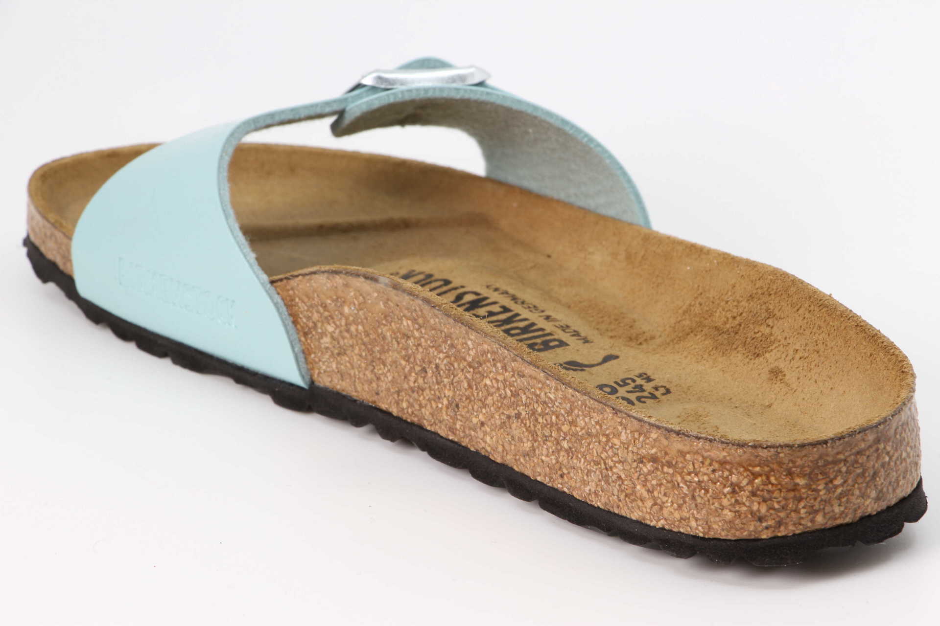 birkenstock madrid graceful faded aqua