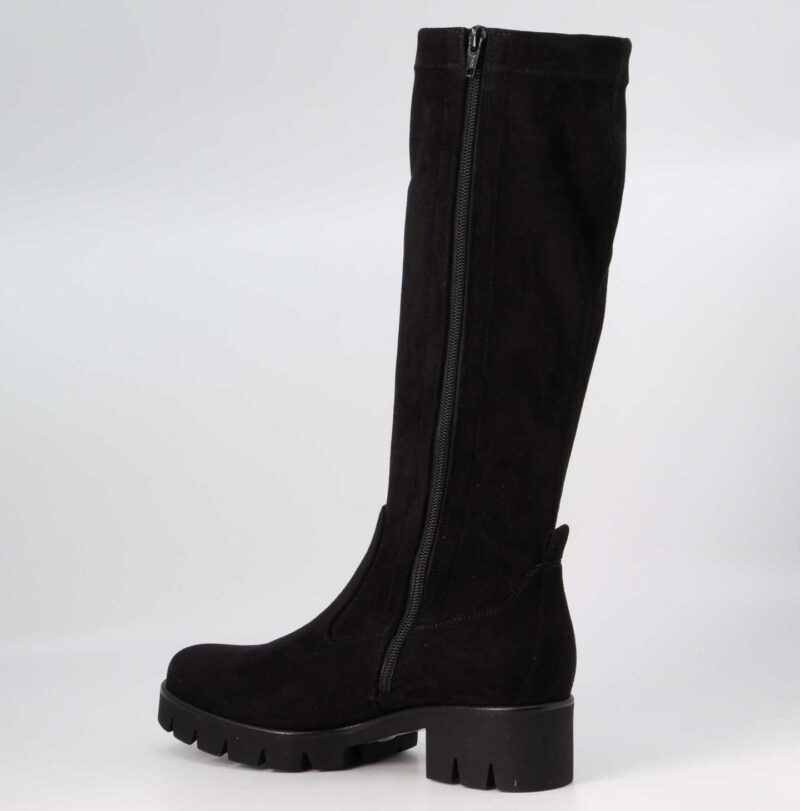 Hochschaftstiefel schwarz – Bild 2