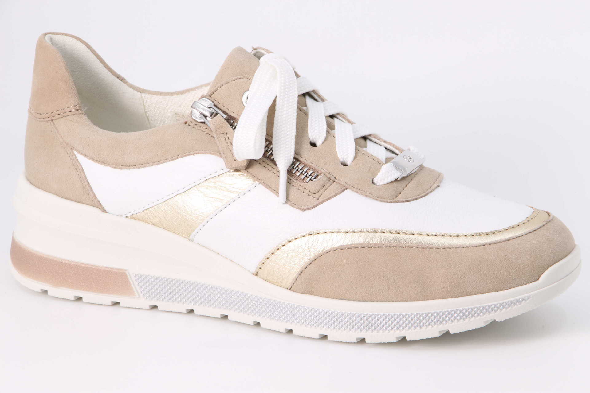 Neapel sand / weiss Schneider Schuhe