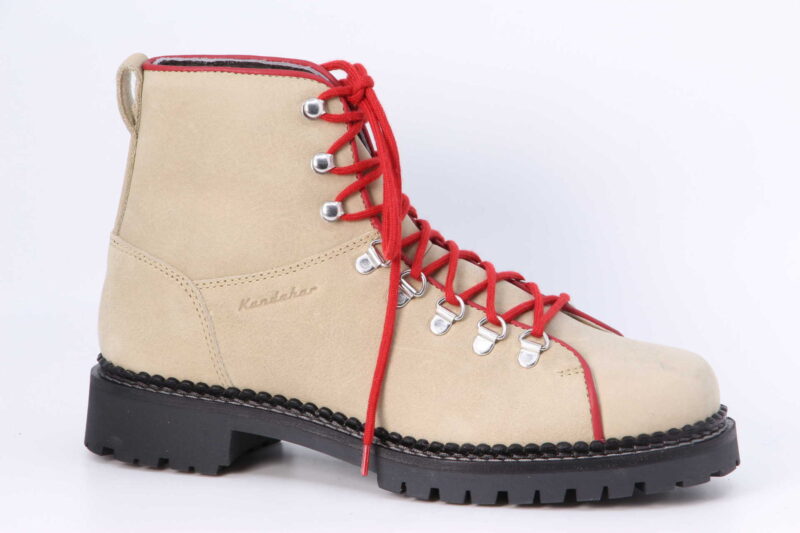 Retro beige / rot