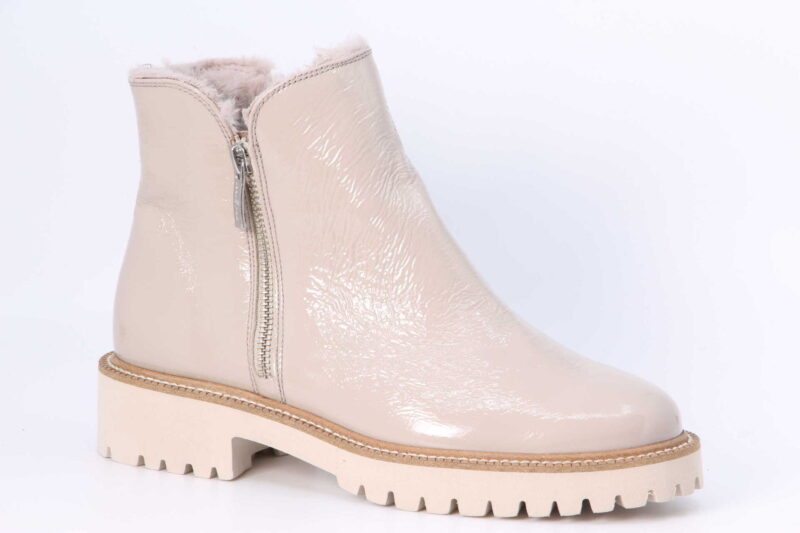 Stiefelette greige