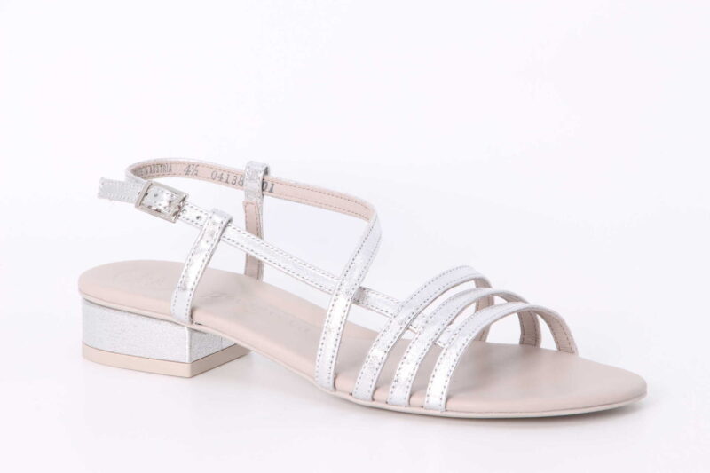 Sandale metallic alu