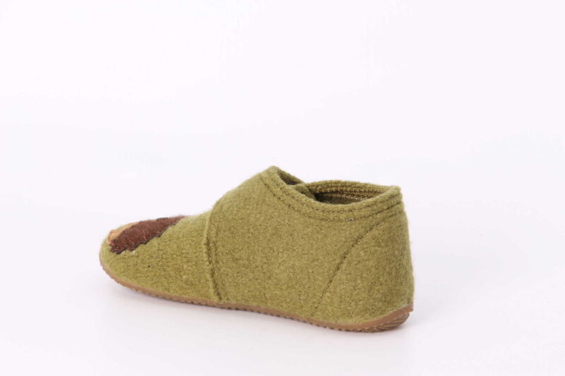 Filzfinken Igel mit Pilzchen olive – Bild 2