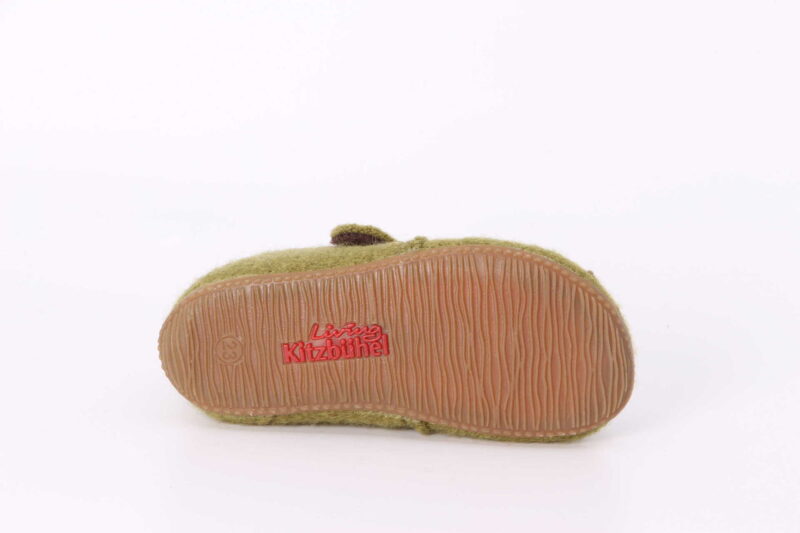 Filzfinken Igel mit Pilzchen olive – Bild 3