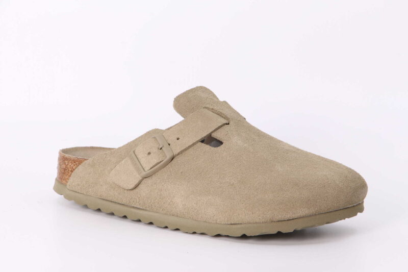 Boston Suede schmal faded khaki