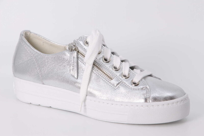 Sneaker metallic alu