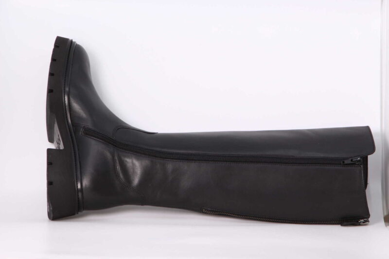 Hochschaftstiefel schwarz – Bild 2