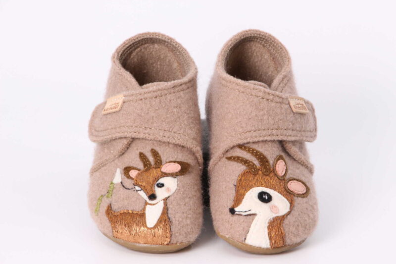 Filzfinken Bambi timeless taupe