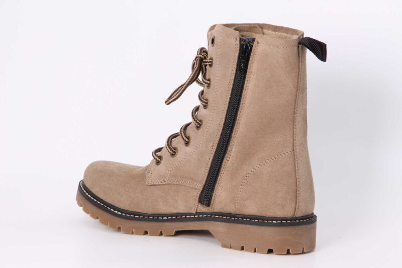 Lulu Wool High LaceZip Tex taupe – Bild 2