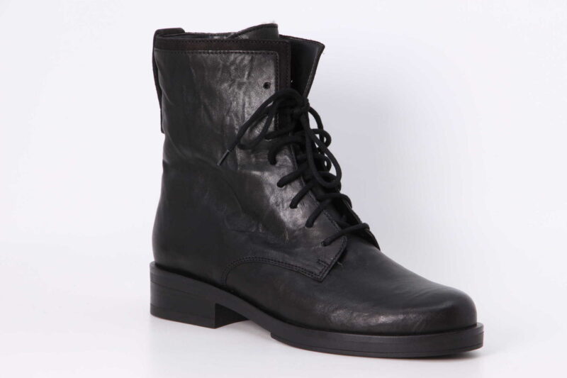 Schnürstiefelette schwarz