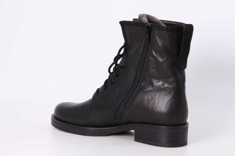 Schnürstiefelette schwarz – Bild 2
