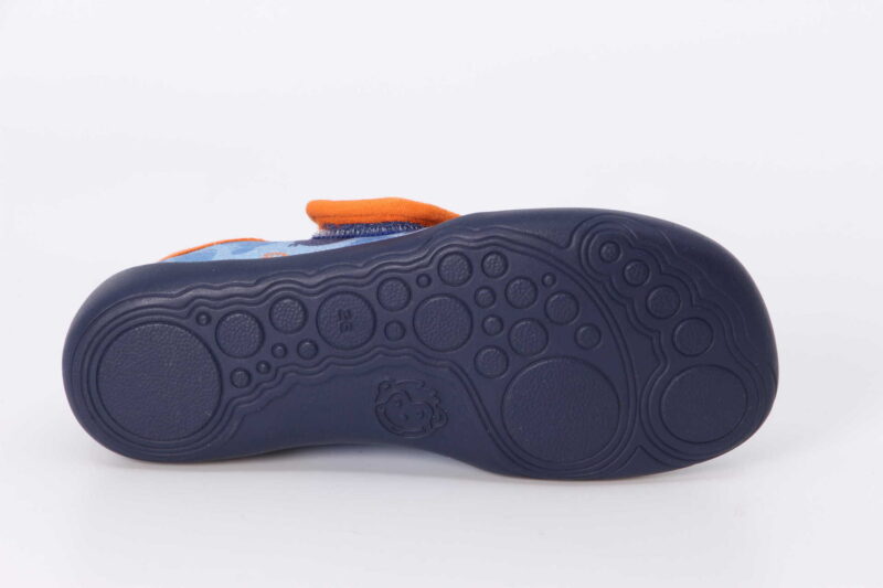 Elefant Finken blau / orange – Bild 3