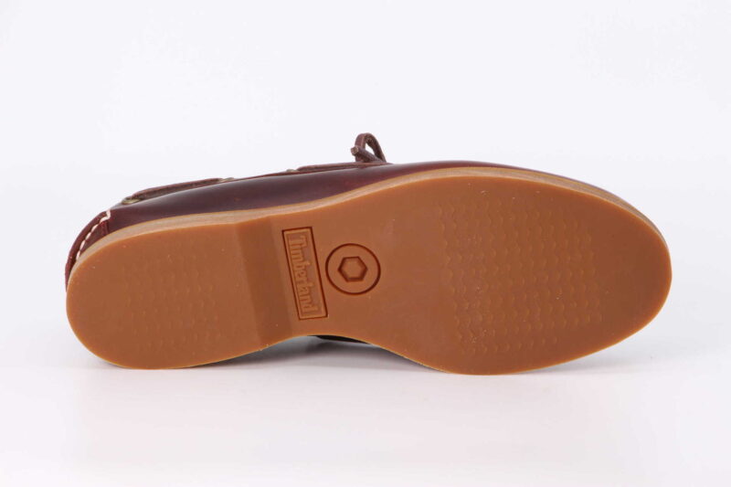 klassischer Bootsschuh burgundy – Bild 3