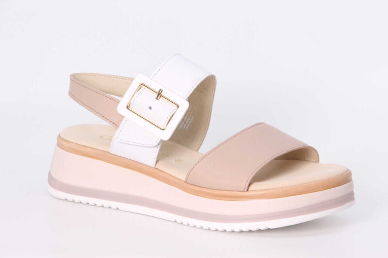 Rhodos beige / weiss