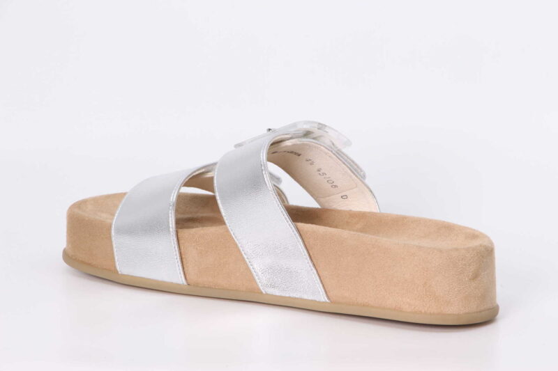 Slide mit Klett metallic alu – Bild 2