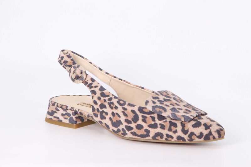 Sling-Pumps desert leopard