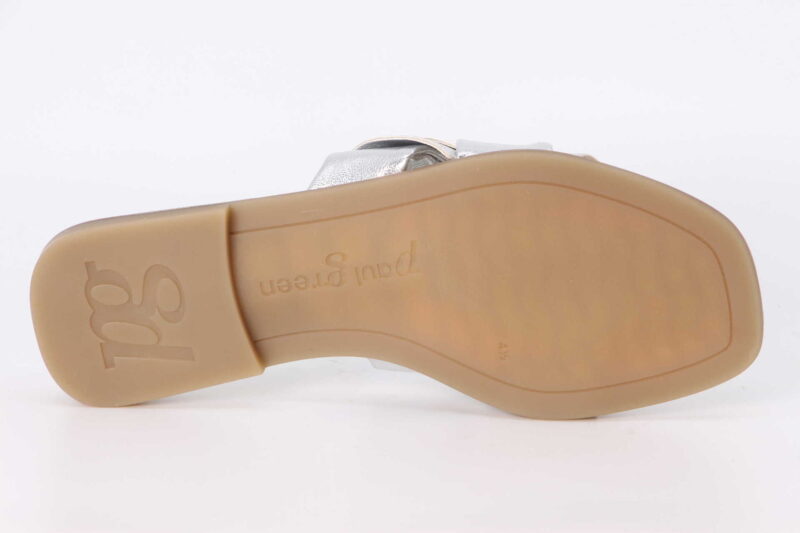 Slide mit Masche metallic alu – Bild 3