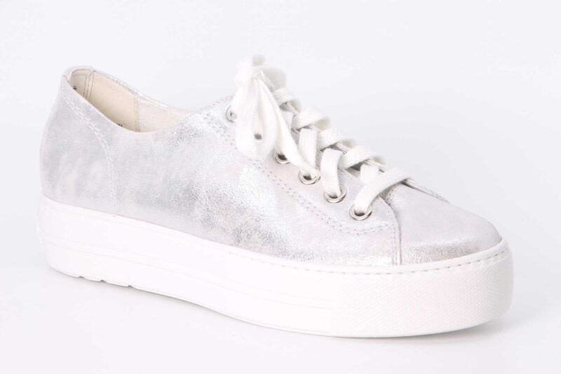 Sneaker metallic alu