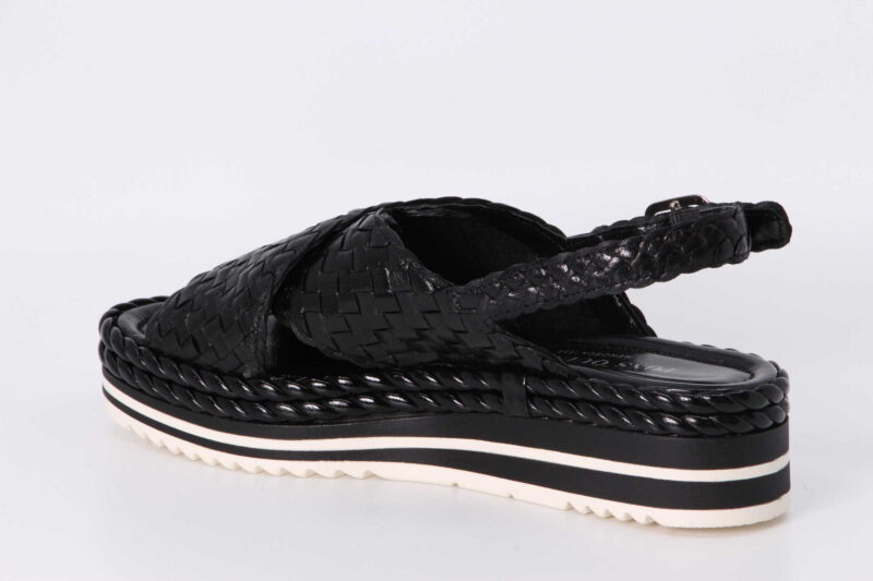 Plateau-Sandalette schwarz – Bild 2