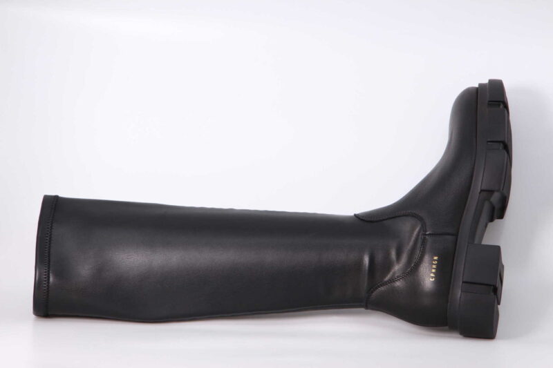 Hochschaft-Stiefel Stretch black