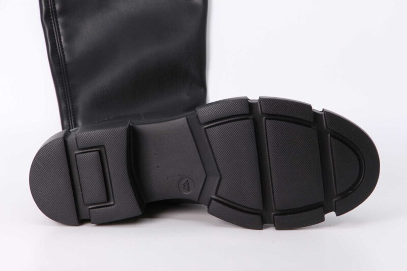 Hochschaft-Stiefel Stretch black – Bild 3