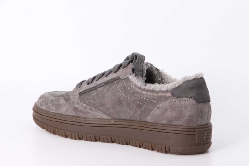 Wintersneaker metallic titan / iron – Bild 2