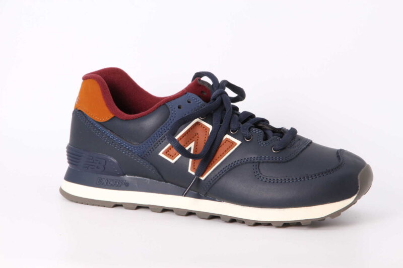 Sneaker 574 blue / brown
