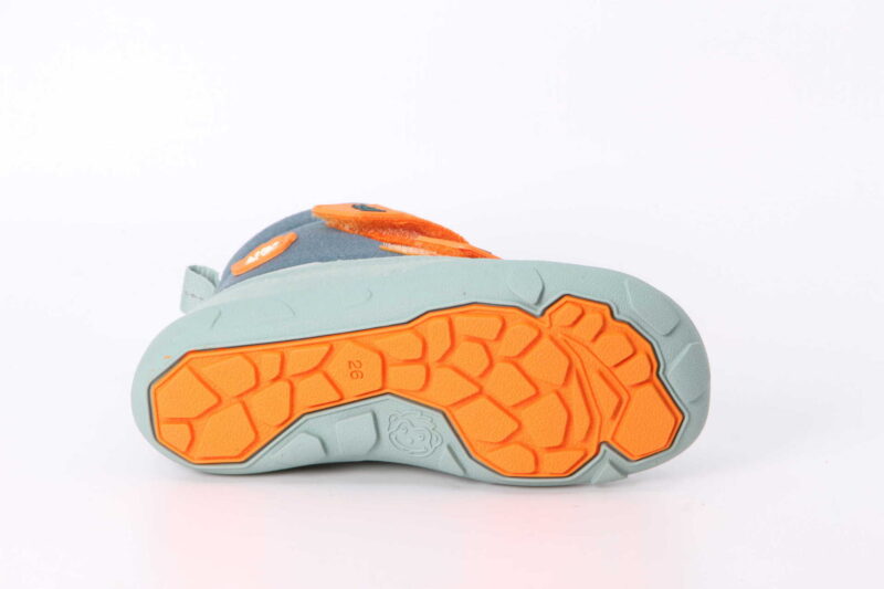 Comfy vegan TEX petro / orange – Bild 3