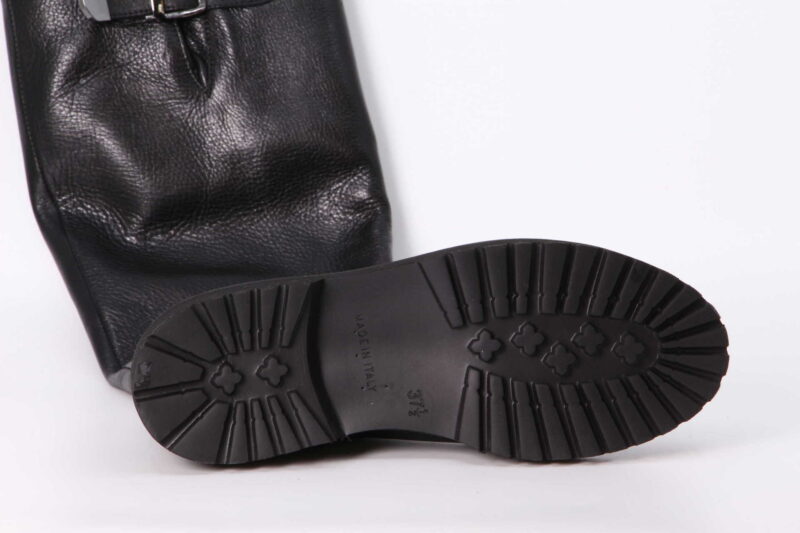 Hochschaft-Stiefel schwarz – Bild 3