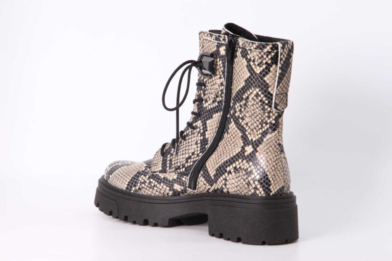 Stiefelette natur / schwarz – Bild 2