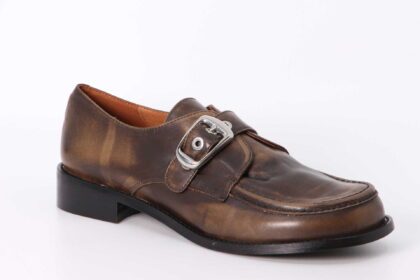 Loafer mit Schnalle taupe