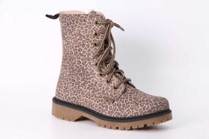Lulu Wool High LaceZip Tex taupe leo