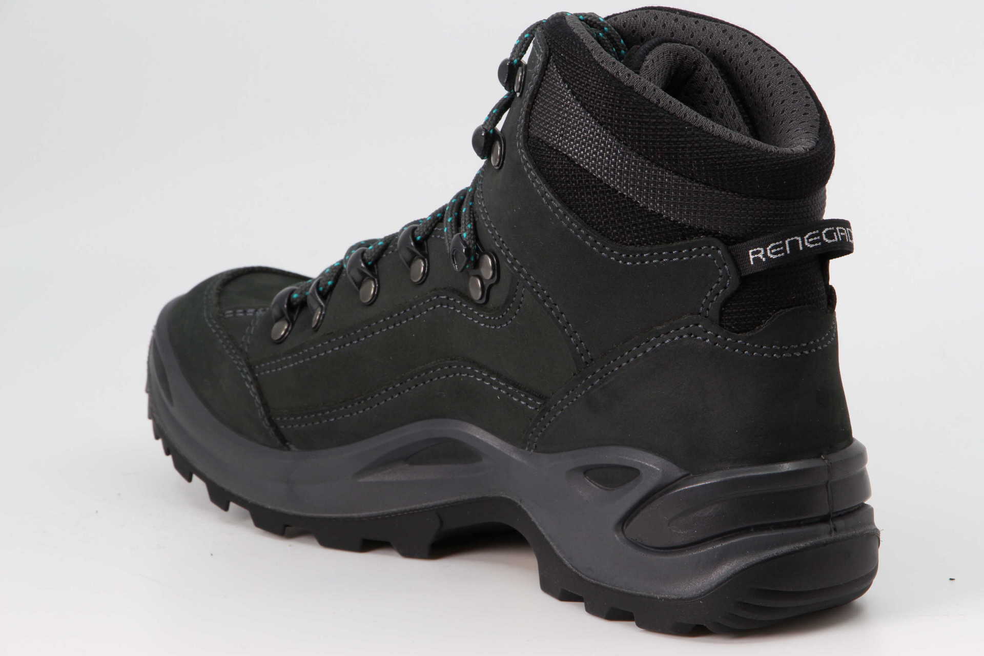 Renegade GTX MID schmal Ws grau / türkis Rückseite