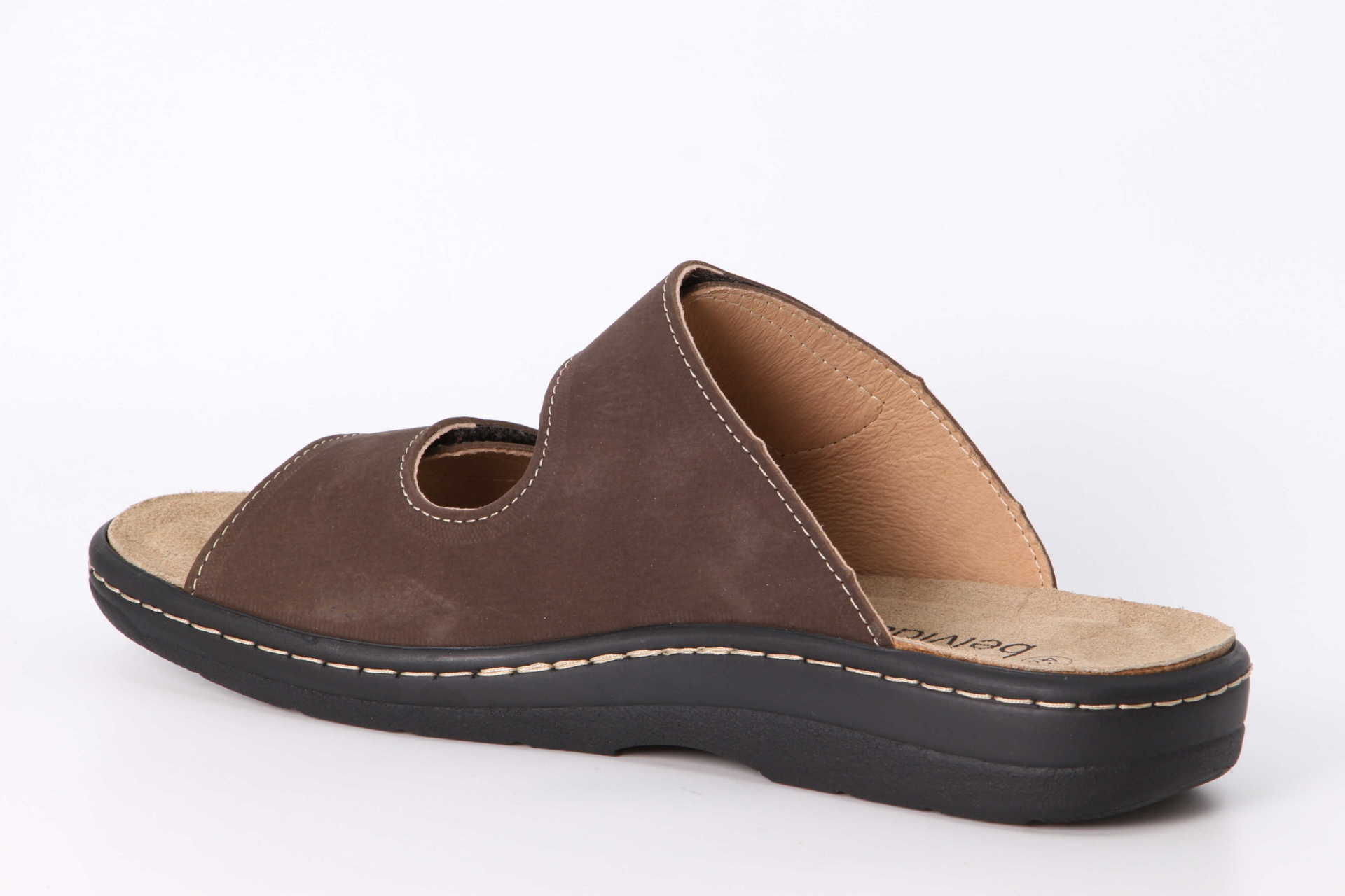 Hausschuh dunkelbraun – Bild 2