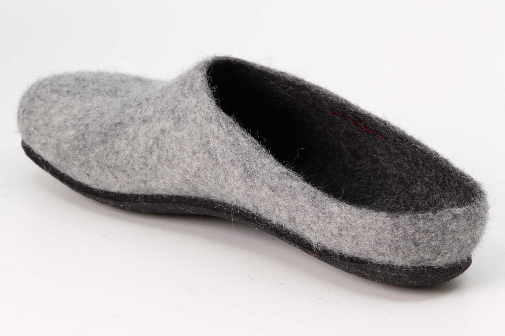 Filzfinken light grey Rückseite