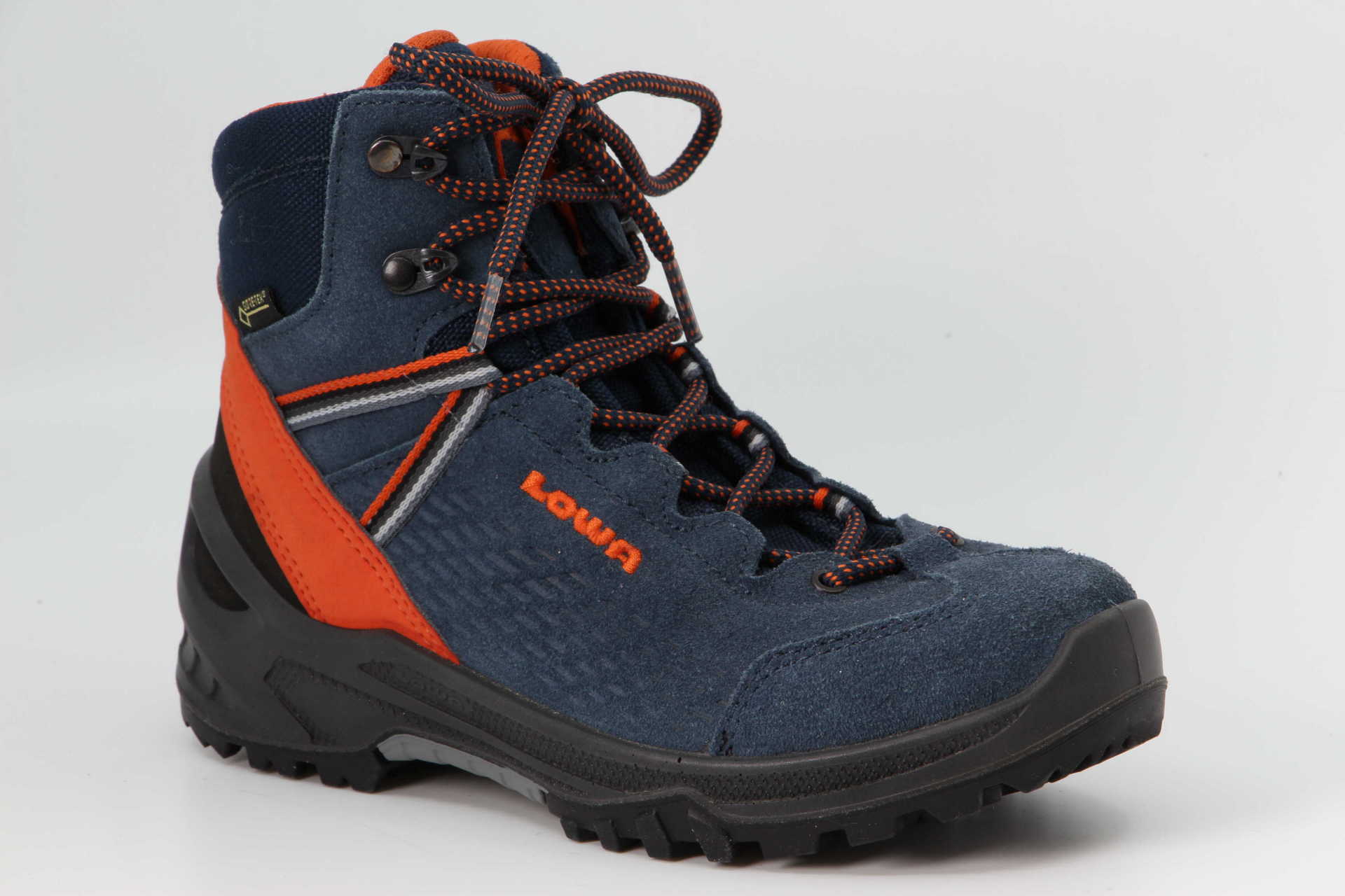Ledro GTX Mid blau / orange Vorderseite