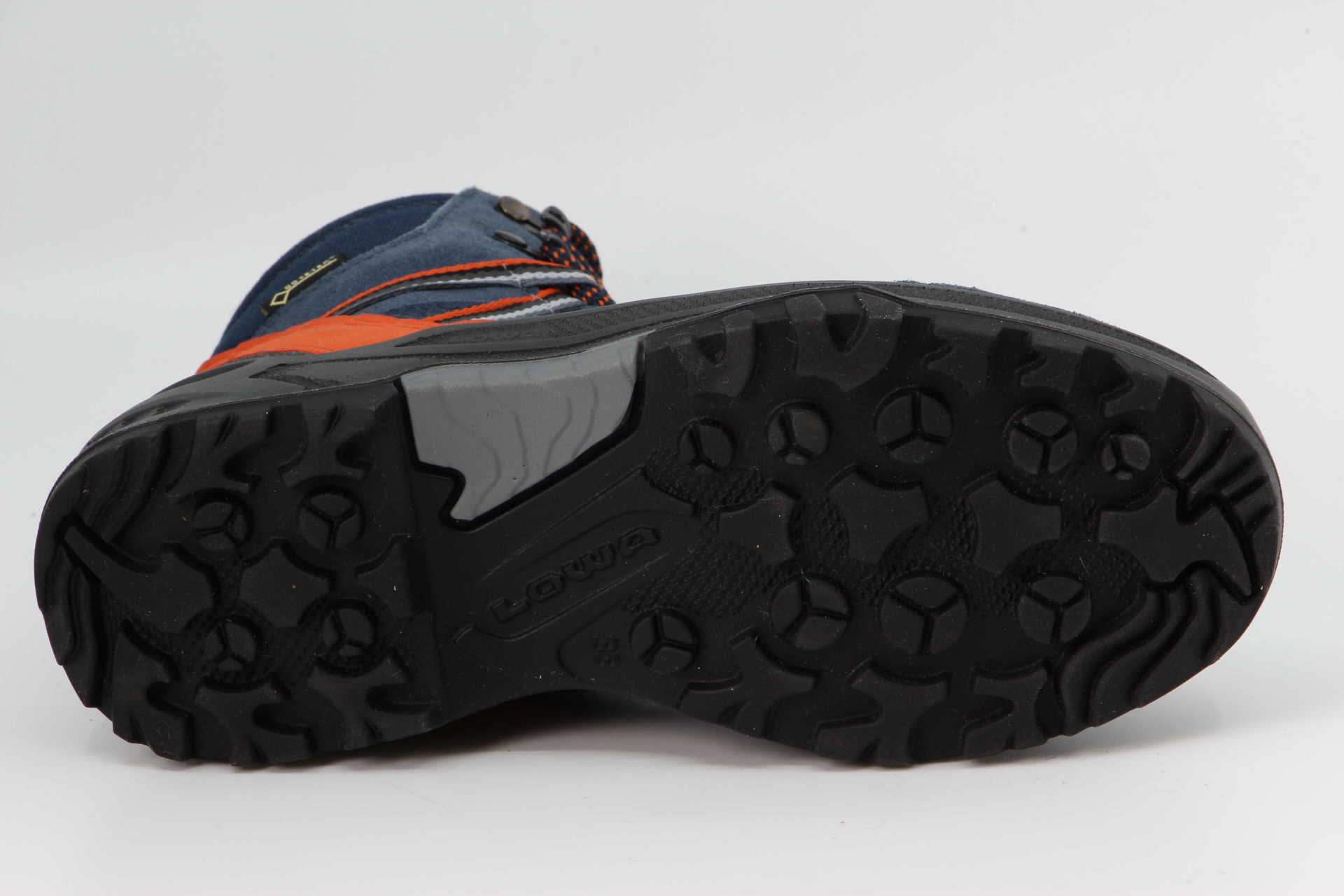 Ledro GTX Mid blau / orange Sohle