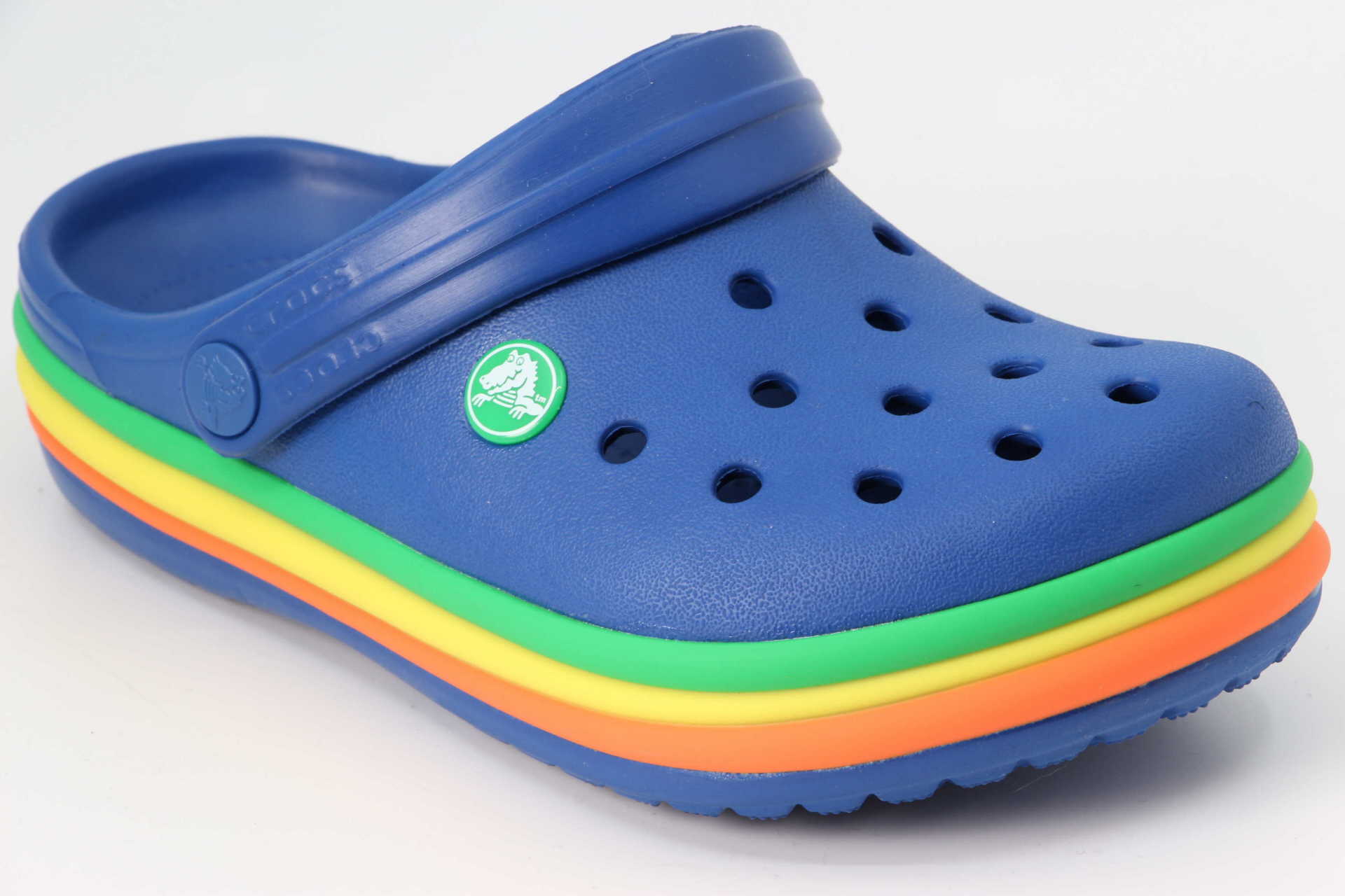 Crocband Rainbow blue jeans