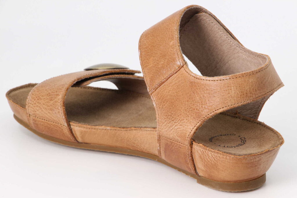 Casava Sandal cognac Rückseite