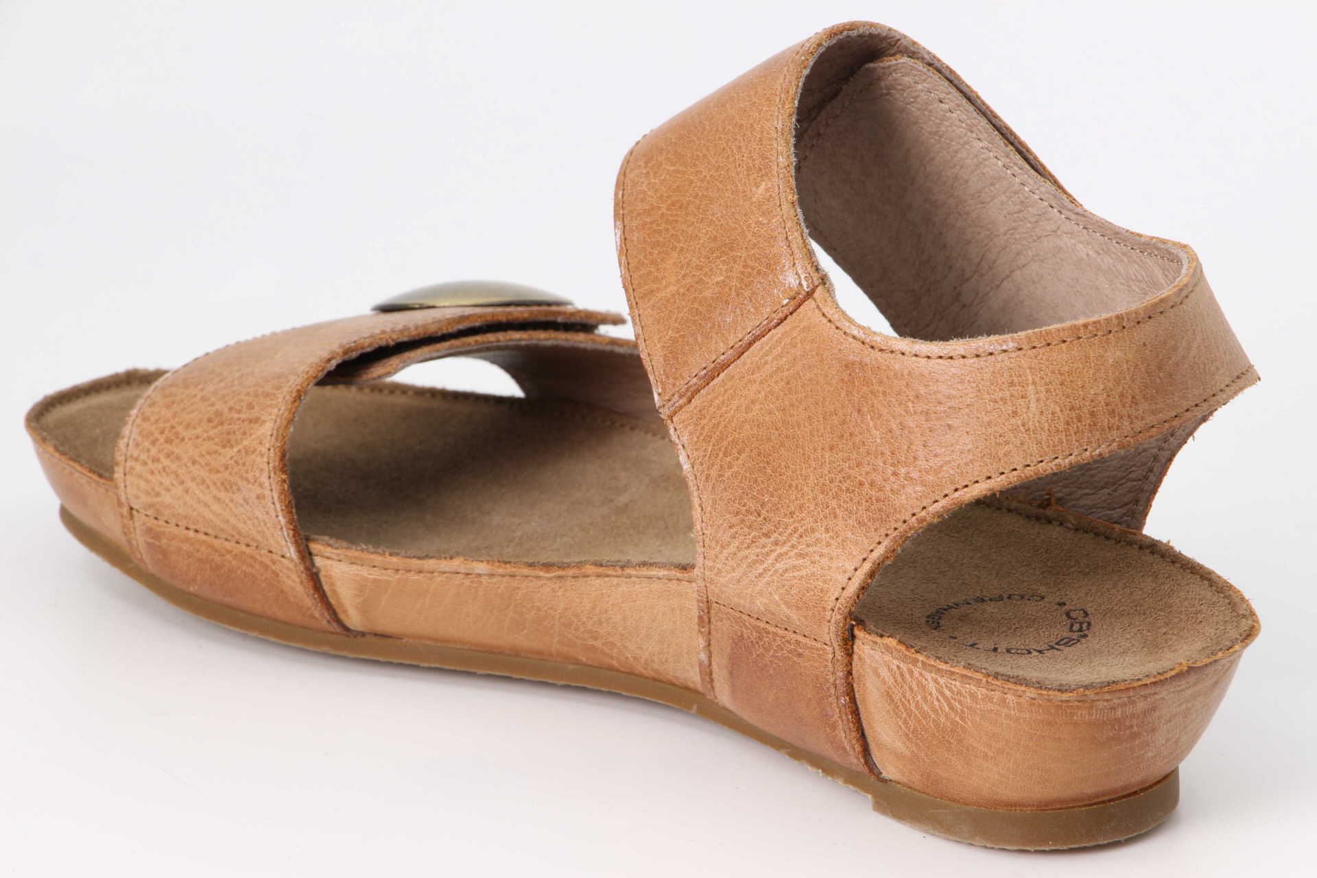 Casava Sandal cognac Rückseite