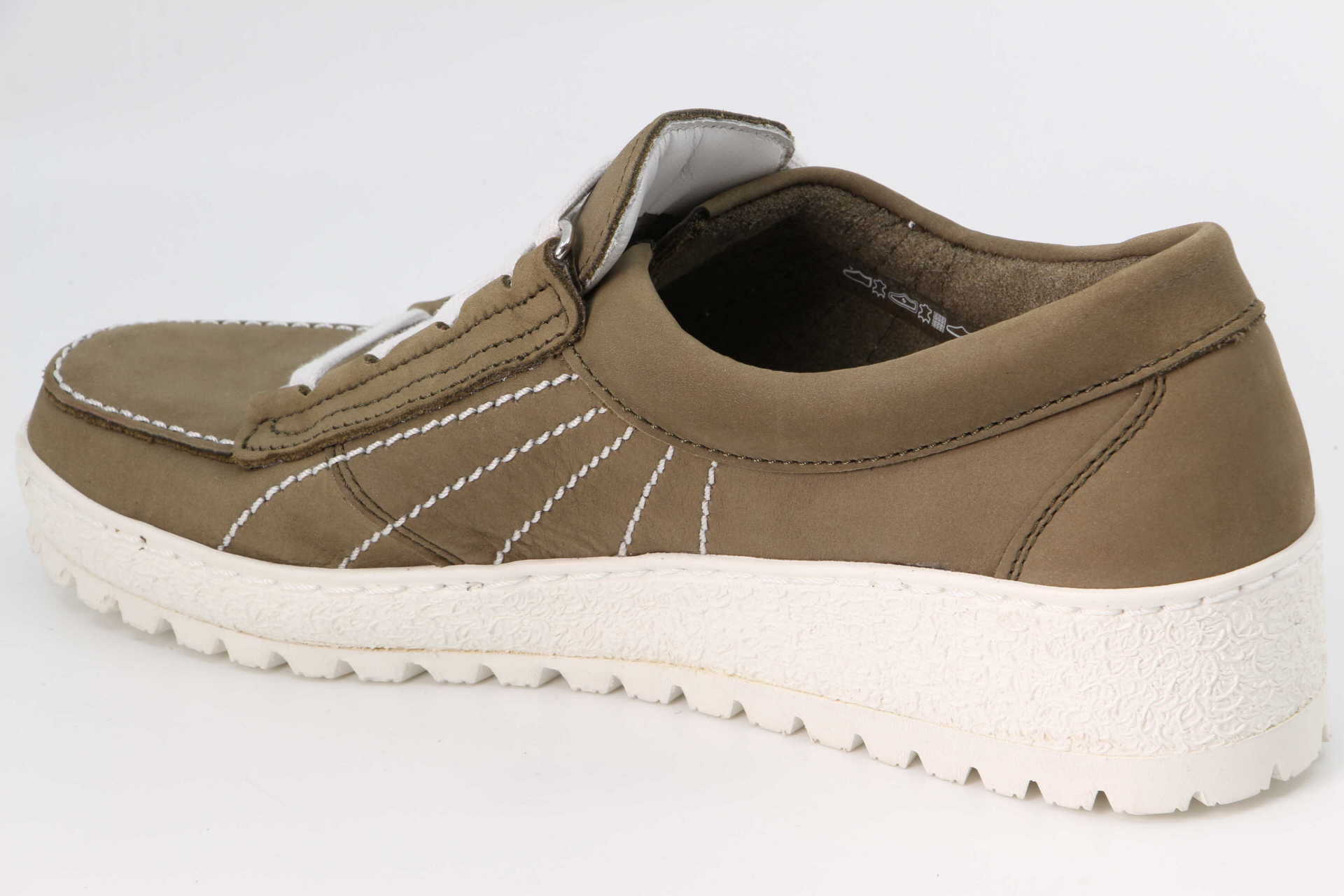 Schnürschuhe olive Rückseite