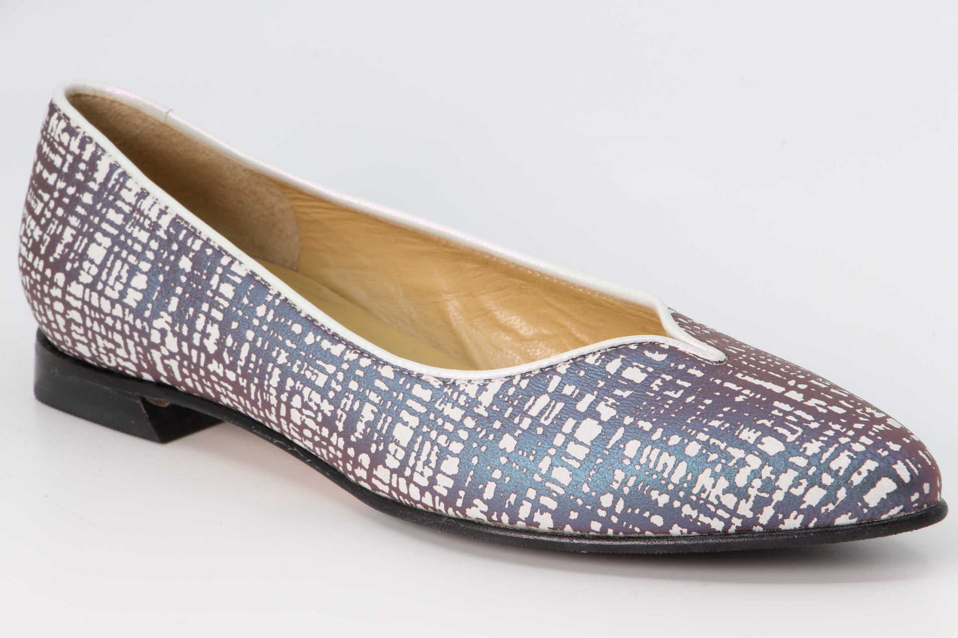 Slipper grau / muster Vorderseite