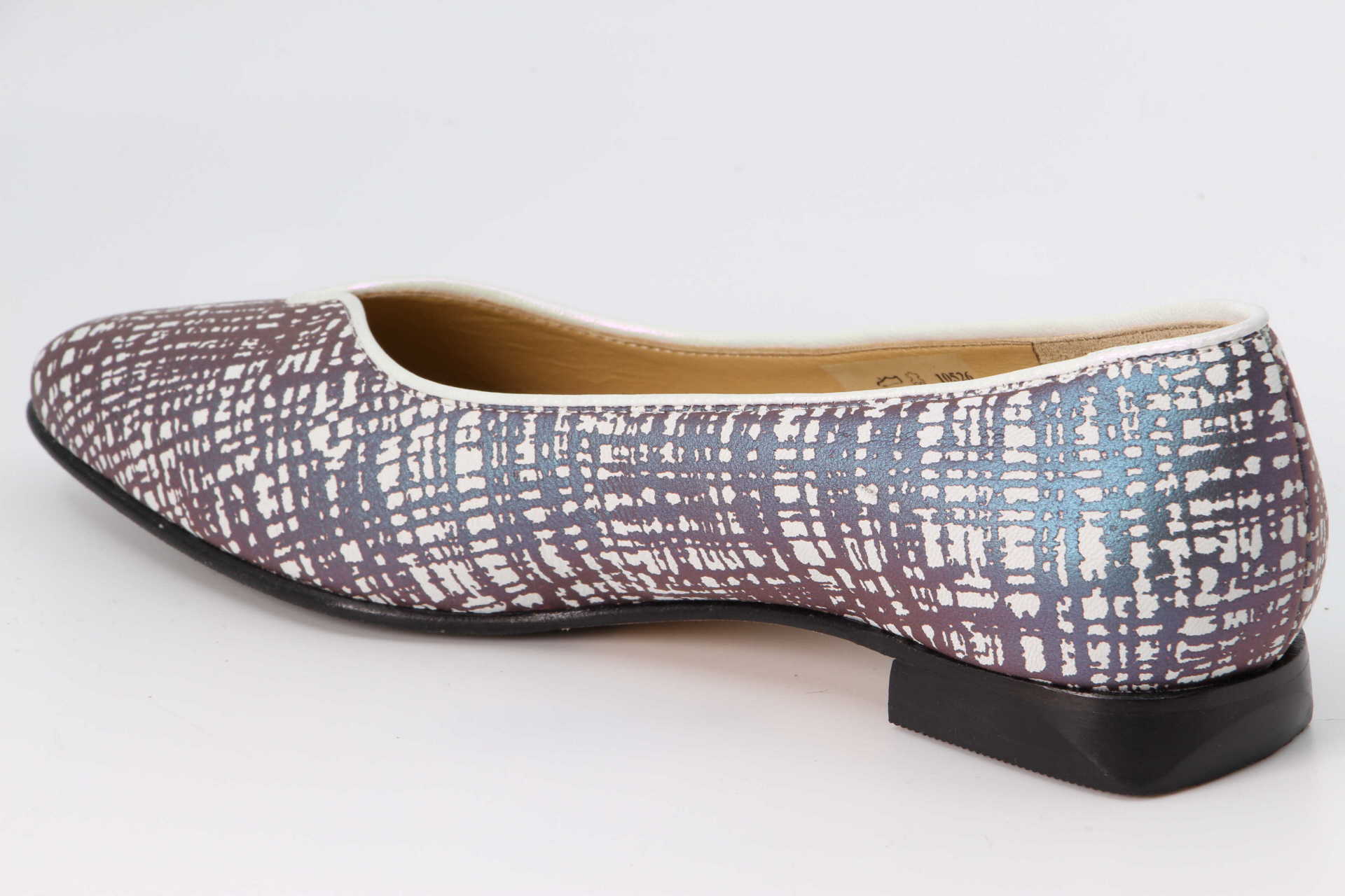Slipper grau / muster Rückseite