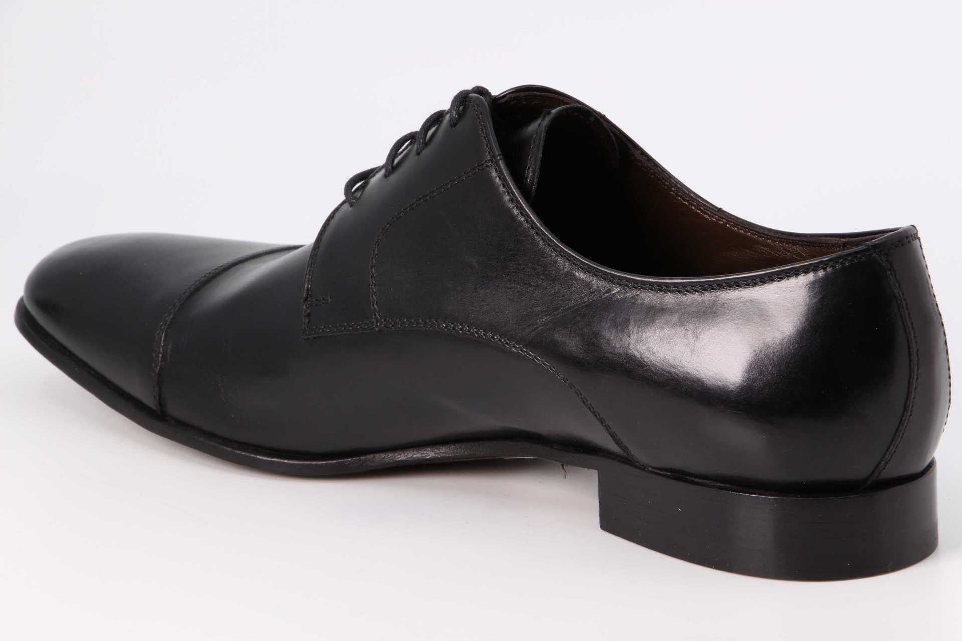 Businessschuh schwarz Rückseite