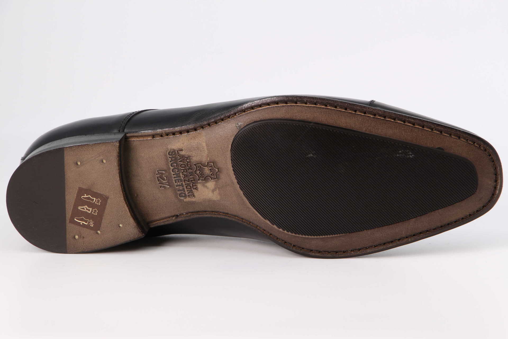 Businessschuh schwarz Sohle