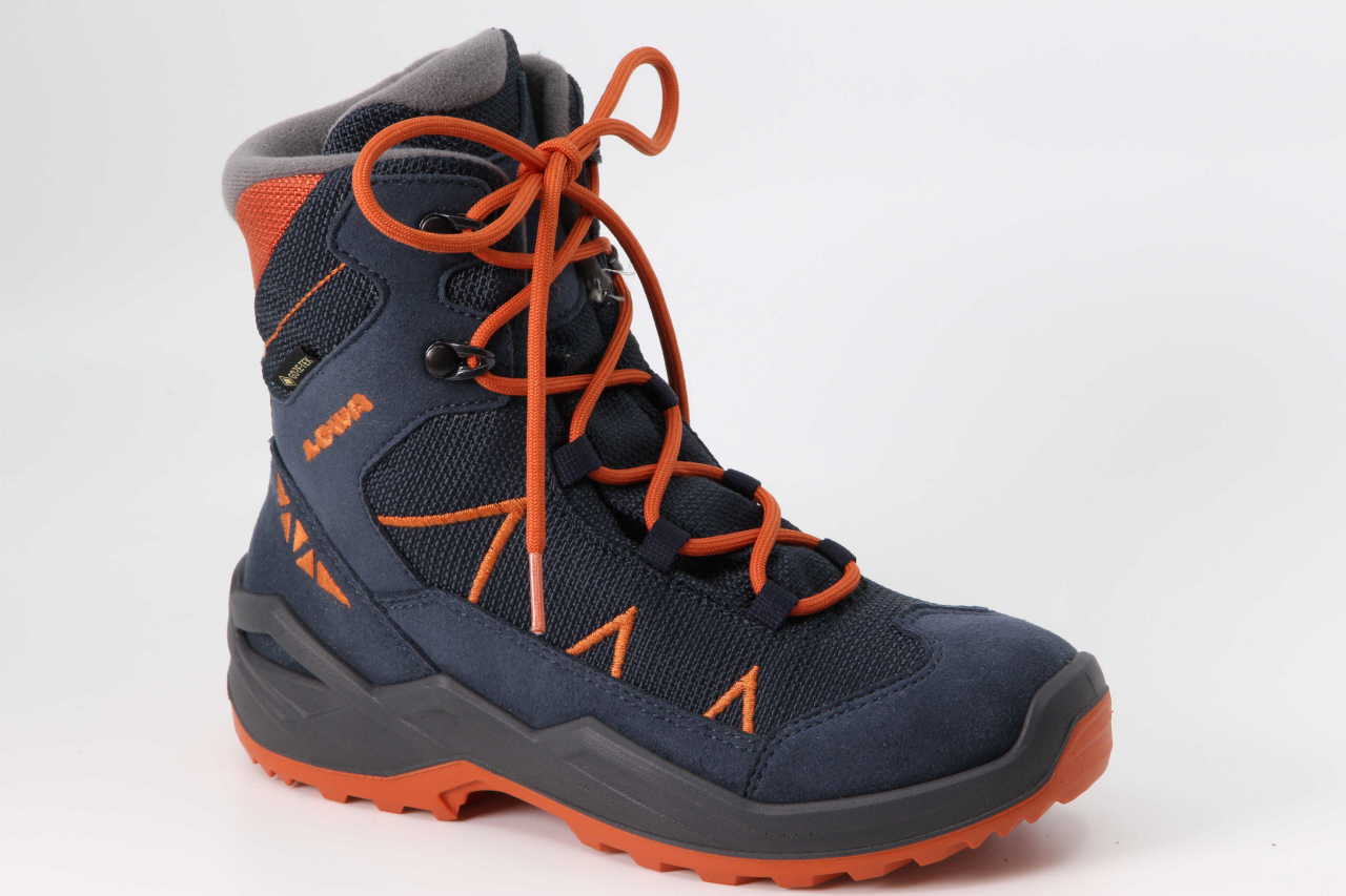 Jonas GTX MID blau / orange Vorderseite