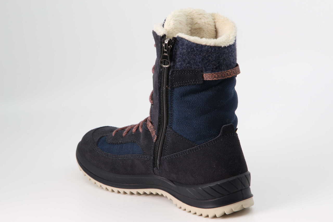 Emma GTX Hi navy / mandarine Rückseite