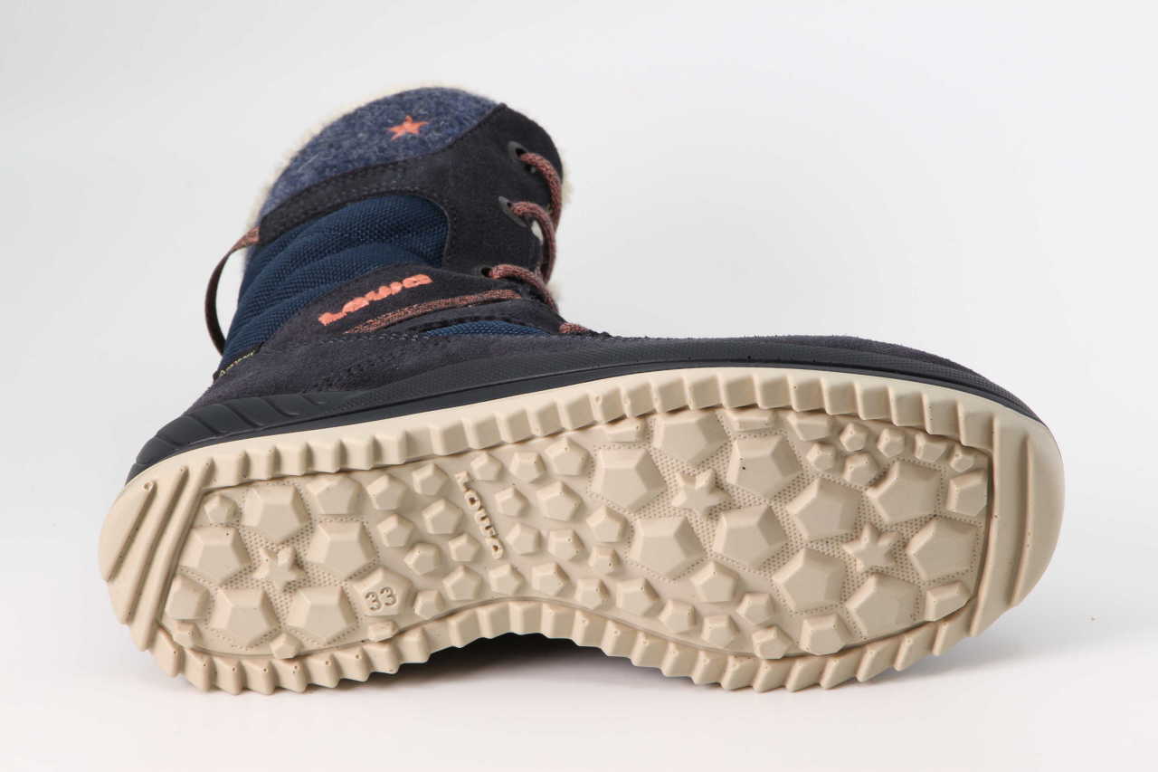 Emma GTX Hi navy / mandarine Sohle